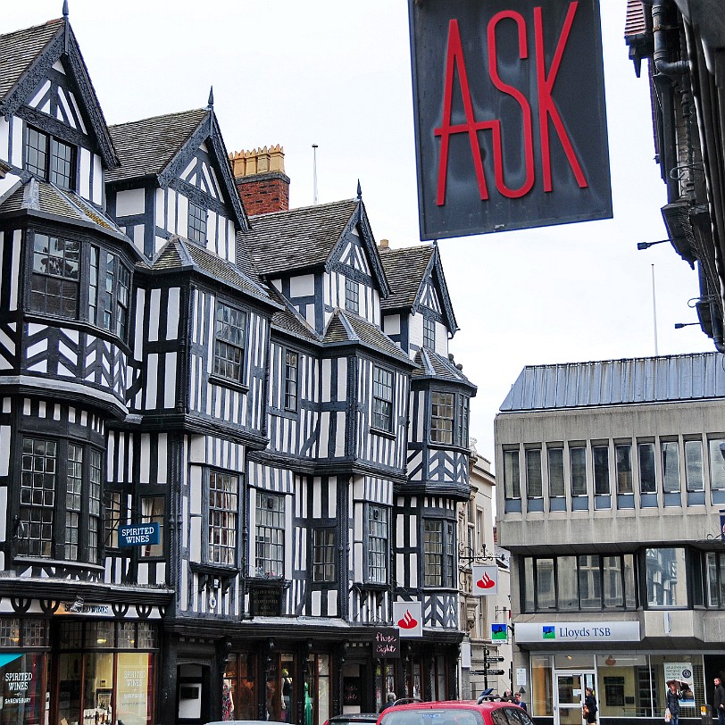 DSC_9433 Shrewsbury ist eine mittelalterliche Stadt in den West Midlands in England ca. 60 Kilometer westnordwestlich von Birmingham. Die Stadt hat historischen...
