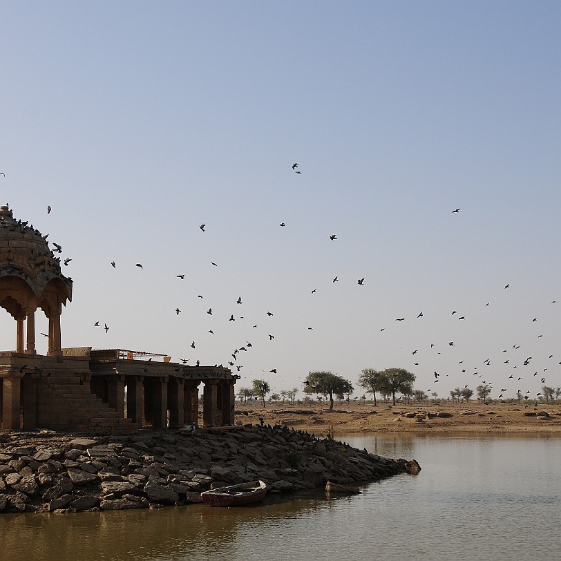 DSC_2260 Am Gadisar See in Jaisalmer