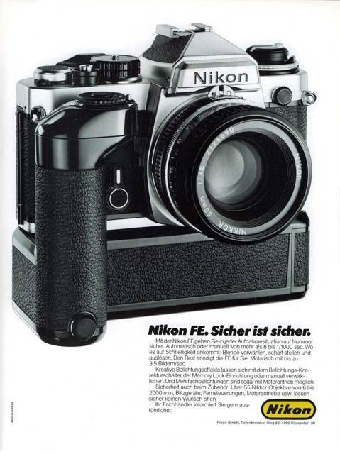 Nikon FE2 Anzeige
